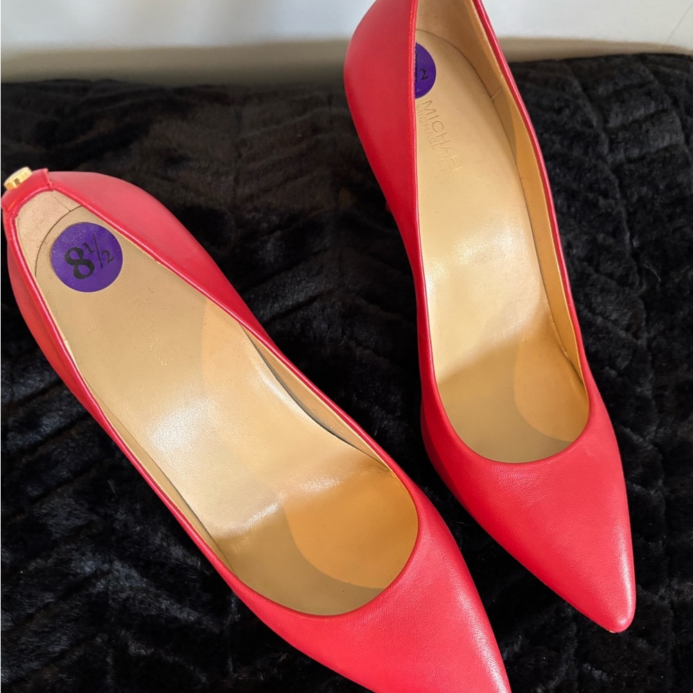 Michael Kors Women's Red Pumps Size 8.5